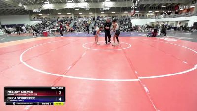 131 lbs Cons. Round 3 - Allyson Arrington, University Of The Cumberlands vs Destiny Gonzalez, Central Methodist University