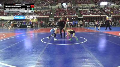 78 lbs Champ. Round 1 - Uriah Anderson (Castaneda), Spartan Youth Wrestling Club vs Kamdyn Showers, Falls Academy