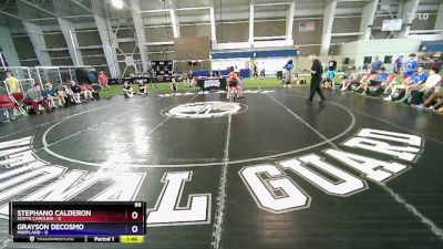 88 lbs Placement Matches (8 Team) - Stephano Calderon, South Carolina vs Grayson DeCosmo, Maryland