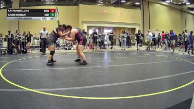 Consolation - Katherine Luna, Downey HS vs Angie Roman, Canyon Springs HS