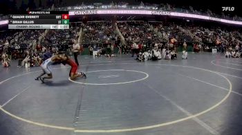 3A 165 lbs Champ. Round 1 - Brian Gillus, Statesville High School vs Quadir Everett, Seventy-First