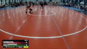 72 lbs Rd# 2 10:30am Friday - Cole Vanderwerff, Team BAM vs Cameron Rios, Lions Wrestling Academy
