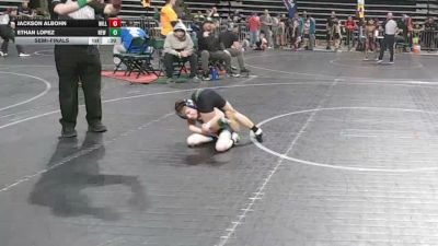 65 lbs Semifinal - Jackson Albohn, Williamstown Braves vs Ethan Lopez, New Milford