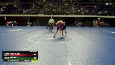 157 lbs Cons. Round 2 - Mikie Hartnett, Eureka vs Gabe McGeough, Coe