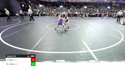 58 lbs Round Of 16 - Jacob Kiper, Jackson County Wrestling vs Matthew "Boone" Jolley, Chickasha Youth Wrestling