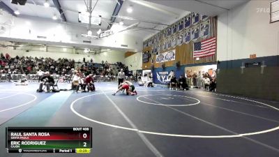 157 lbs Cons. Round 3 - Eric Rodriguez, Cajon vs Raul Santa Rosa, Santa Paula