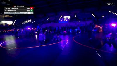 56-59 lbs Quarterfinal - Liam Davies, Shootbox Wrestling Club vs Titan Knudsen, Sanderson Wrestling Academy
