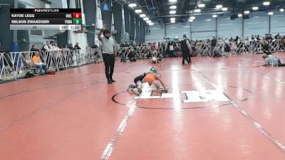 52 lbs Round 2 - 10:30am Friday - Nelson Zwanziger, POWA vs Kayde Legg, Oklahoma Elite