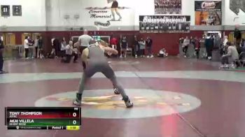 152 lbs Semifinal - Akai Villela, Desert Ridge vs Tony Thompson, Aztec
