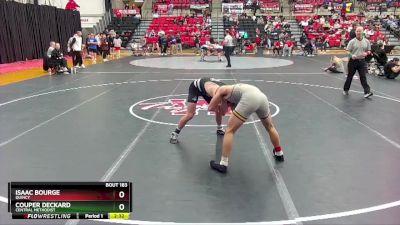 133 lbs Cons. Round 3 - Isaac Bourge, Quincy vs Couper Deckard, Central Methodist