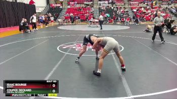 133 lbs Cons. Round 3 - Isaac Bourge, Quincy vs Couper Deckard, Central Methodist