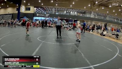 80 lbs Round 2 (4 Team) - Bowen Lefler, North Carolina National Team vs Gus Engelman, Mat Assassins Red