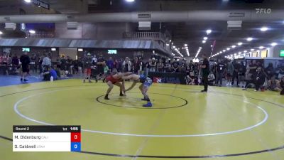 62 kg Round 2 - Max Oldenburg, California vs Dakota Caldwell, Utah