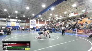 190 lbs Cons. Round 5 - Quinn McDonald, San Dimas vs JACK BEARD, Mayfair