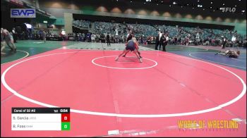 145 lbs Consi Of 32 #2 - Sebastian Garcia, Junipero Serra vs Brody Foss, South Medford Mat Club