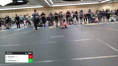 87 lbs Rr Rnd 1 - Jaxon Randall, Immortal/Jesup Mat Club vs Erick Rodriguez, Riverside Rascals