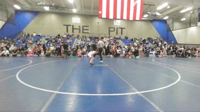 76 lbs Round 2 - Kolter Hall, TUG vs Daxxton Phillipsen, JWC
