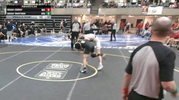 160 lbs Finals (8 Team) - Noah Cerny, Marian Central Catholic, IL vs Noah Trottier, Apple Valley, MN