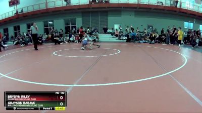 80 lbs Cons. Round 3 - Grayson Babjak, Bulldog Premier Wrestling Club vs Brydyn Riley, Plainfield Wrestling Club