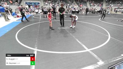 76 lbs Quarterfinal - Hunter Jackson, Locust Grove Youth Wrestling vs Hadleigh McClendon, Pirate Wrestling Club