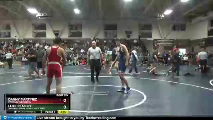 155 lbs Cons. Round 2 - Danny Martinez, Martinez Wrestling vs Luke ...