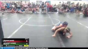 76 lbs Round 2 - Truman Dames, FA vs Anthony Alonso, Caveman