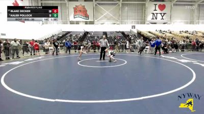 85 lbs Semifinal - Kaleb Pollock, Brawler Elite vs Blake Decker, Xtreme Wrestling