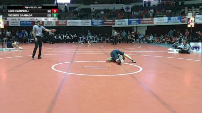 150 lbs Semis & Wb (16 Team) - Vicente Granada, Cox vs Jack Campbell, Nazareth