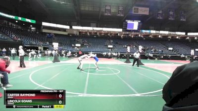 167 lbs 3rd Place Match - Lincoln Goans, WHW2 vs Carter Raymond, WAD1