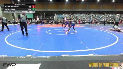 138 lbs Consi Of 8 #1 - Isaiah Vaughan, Durham Wrestling Club vs Luca Cerasi, Escalon