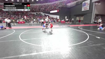 90 lbs Quarterfinal - Breckyn Dean, Maverick Training Center vs Colton Rath, Slinger
