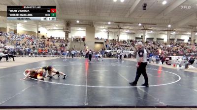 AA 120 lbs Semifinal - Ryan Dietrick, Ravenwood High School vs Chase Smalling, Science Hill High School