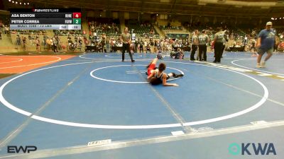 73 lbs 3rd Place - Asa Benton, Runestone vs Peter Correa, Fort Gibson Youth Wrestling