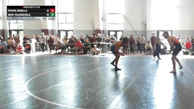 157 lbs Round Of 16 - Frank DiBella, Virginia Tech vs Niko Valenzuela, Presbyterian