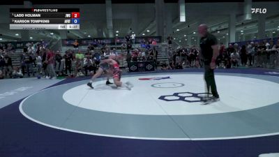 92 kg Cons. Semis - Ladd Holman, Juab Wrestling Club vs Karson Tompkins, Air Force Regional Training Center