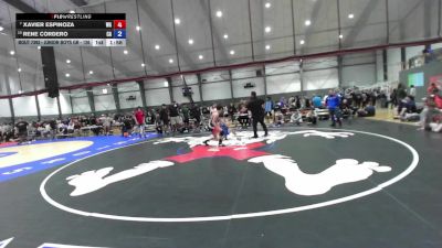 Junior Boys GR - 126 lbs Champ. Round 3 - Xavier Espinoza, WA vs Rene Cordero, CA