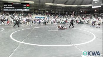 58 lbs Round Of 32 - Jack Davis, Verdigris Youth Wrestling vs Elias Royster, Team Tulsa Wrestling Club