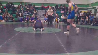 215 lbs Quarterfinal - DeAngelo Gann, Lingle-Ft. Laramie/Southeast vs Gage Robinson, Thunder Basin High School