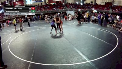 126 lbs Cons. Round 3 - Adriana Gallegos, Brady vs Adaline Pitner, Midwest Destroyers Wrestling Club