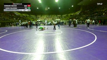 106 lbs Quarterfinal - Domanic Macias, Woodlake vs Aiden Talavera, Reedley