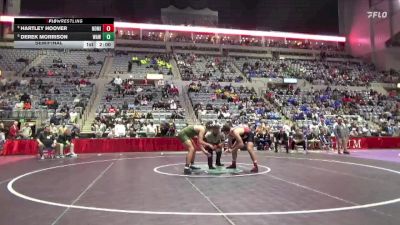 215 lbs Semifinal - Derek Morrison, Wawasee vs Hartley Hoover, North Miami