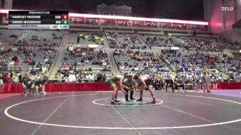 215 lbs Semifinal - Derek Morrison, Wawasee vs Hartley Hoover, North Miami