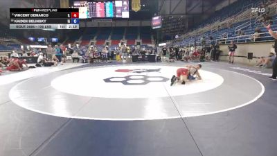 106 lbs 7th Place Match - Vincent DeMarco, IL vs Kaiden Belinsky, IA
