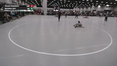 56 lbs Cons. Rd Of 16 - Cohen Frederick, Alber Athletics Wrestling Club vs Maxwell Roy, Standfast Wrestling Club