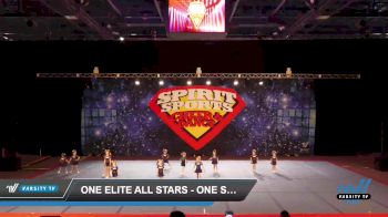 One Elite All Stars - One Sparkle [2023 L1 Tiny - Novice - Restrictions - D2 Day 1] 2023 Spirit Sports Kissimmee Nationals