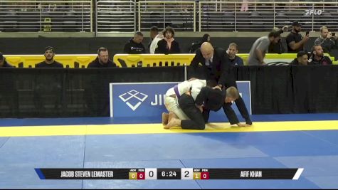 Afif Khan vs Jacob Steven Lemaster 2025 Pan Jiu Jitsu IBJJF Championship