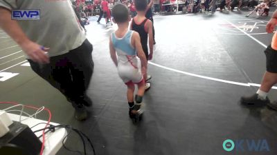 49 lbs Quarterfinal - Malik Munoz, Sperry Wrestling Club vs Wyatt Worth, Collinsville Cardinal Youth Wrestling