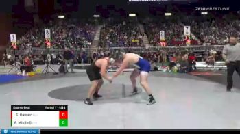 4A-220 lbs Quarterfinal - Spencer Hansen, Natrona County vs Aidyn Mitchell, Thunder Basin High School