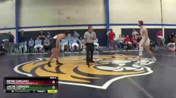 165 lbs Quarters & Wb (16 Team) - Jacob Cardozo, Roger Williams vs Kevin Carlucci, Bridgewater State University