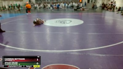 70 lbs Finals (8 Team) - Cameron Rettmann, Hutchinson vs Ethan Kruse, Caledonia/Houston